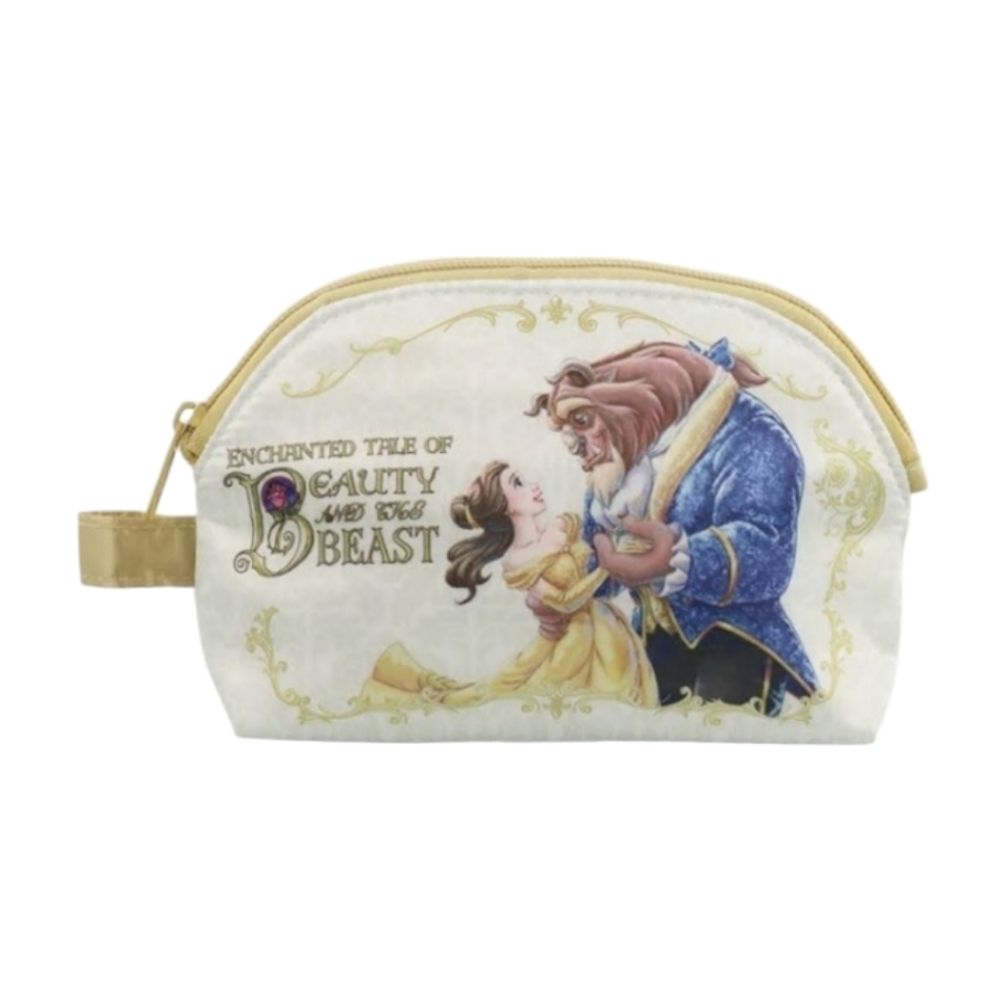 Tokyo Disney Enchanted Tale Beauty and the Beast cosmetic bag pouch